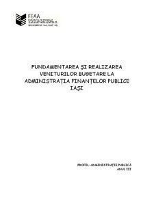 Organizarea și funcționarea Primăriei Municipiului Iași - Pagina 1