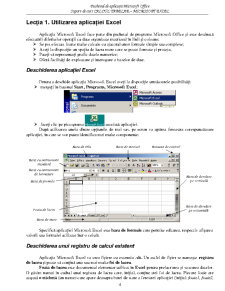Calcul Tabelar - Microsoft Excel - Pagina 4