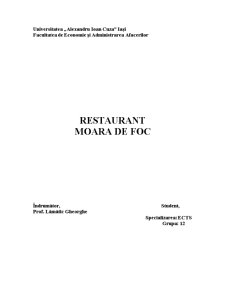 Gestiunea unităților de alimentație publică - Pagina 1