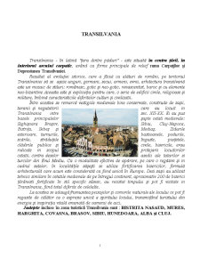 Transilvania turistică - Pagina 1