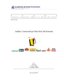 Analiza concurenței pe piața berii din România - Pagina 1