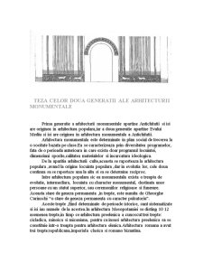 Cele două generații ale arhitecturii monumentale - Pagina 1