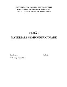 Materiale Semiconductoare - Pagina 1