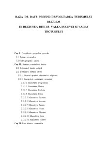 Bază de date a regiunii dintre Valea Sucevei și Valea Trotușului - Pagina 1