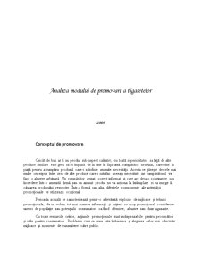 Analiza modului de promovare a companiilor producătoare de țigarete - Pagina 1