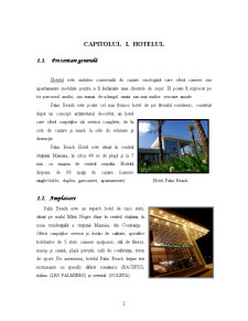 Proiect gestiune hotelieră - Palm Beach Hotel Mamaia - Pagina 2