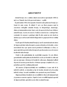 Astmul Bronșic - Pagina 1