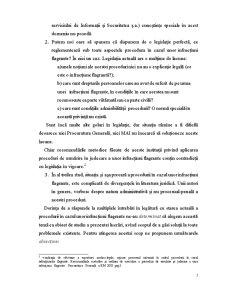Procedura în Cazul unor Infracțiuni Flagrante - Pagina 4