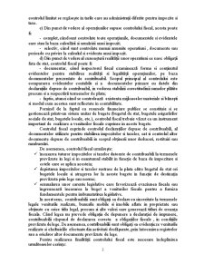 Controlul Fiscal - Mecanism de Combatere a Evaziunii Fiscale în România - Pagina 3