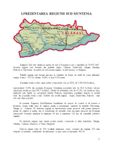Poziția județului Călărași în regiunea Sud-Muntenia - Pagina 1