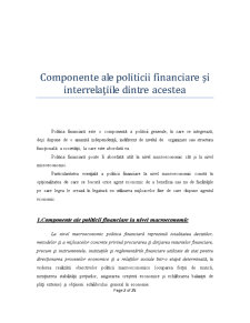 Componente ale Politicii Financiare și Interrelațiile dintre Acestea - Pagina 3