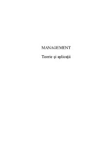 Management - teorie și aplicații - Pagina 1