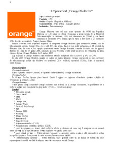Cercetare de Marketing la SA Orange Moldova - Pagina 2