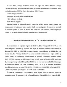Analiza sistemului informațional al Orange Moldova SA - Pagina 4