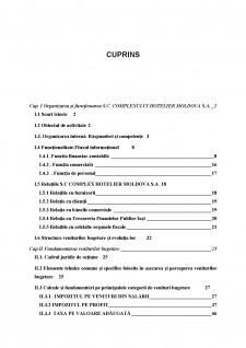 Monografia Complexului Hotelier - SC Moldova SA - Pagina 1