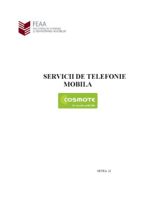 Servicii de telefonie mobilă - Pagina 1