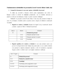 Fundamentarea cheltuielilor de personal la Liceul Teoretic Miron Costin, Iași - Pagina 1