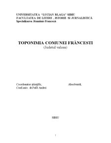 Toponomia comunei Frâncești - Vâlcea - Pagina 2
