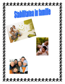 Stabilitatea în Familie - Pagina 1