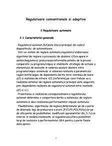 Regulatoare convenționale și adaptive - Pagina 4