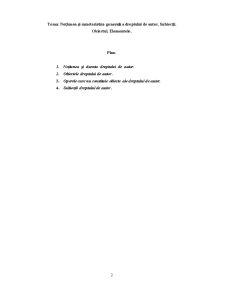 Noțiunea și Caracteristica Generală a Dreptului de Autor - Pagina 1