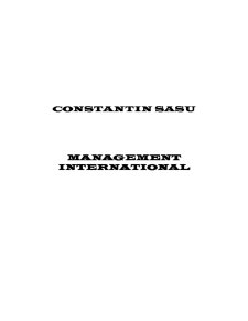 Management internațional - Pagina 1