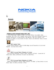 Descrierea Firmei de Telefoane Nokia - Pagina 1