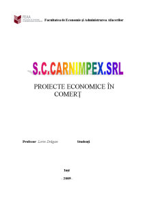 Proiecte Economice - SC Carnimpex SRL - Pagina 1