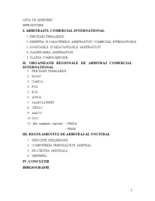 Dreptul comerțului internațional - organizații regionale de arbitraj comercial internațional - Pagina 2
