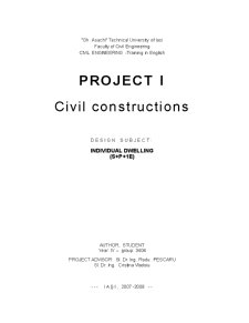 Civil Constructions - Individual Dwelling - Pagina 1