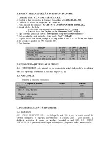 Studiu de Fezebilitate - SC Conic Service SRL - Pagina 1