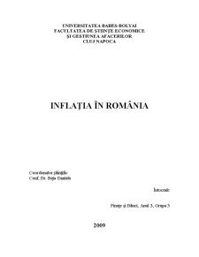 Inflația în România - Pagina 1