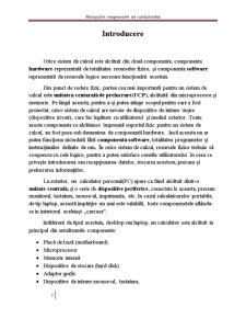 Principalele componente ale unui calculator - Pagina 2