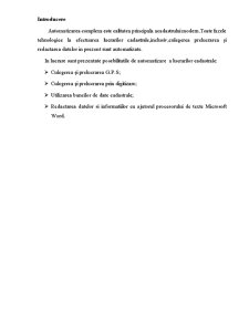 Automatizarea lucrărilor de elaborare a documentelor cadastrale în Primăria raionului Cantimir, Comunei Haragîș - Pagina 3