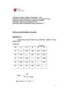 Calculul Indicatorilor de Utilizare a Materialului Rulant - Pagina 5