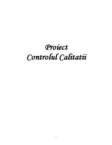 Proiect controlul calității - Nesquik - Pagina 1