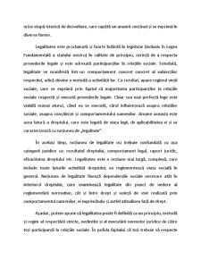 Conceptul și Garanțiile Legalității și ale Ordinii Legale - Pagina 2