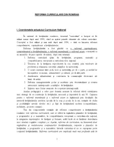 Reforma curriculară din România - Pagina 1