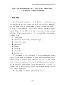 Monografie învățământ Școala Generală Erbiceni - Pagina 1