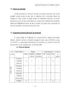 Monografie învățământ Școala Generală Erbiceni - Pagina 2