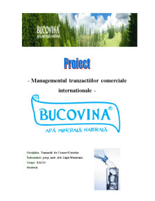 Bucovina - internaționalizarea firmei - Pagina 3