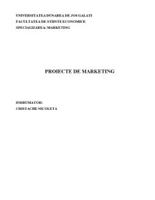 Marketing - SC Casido SRL - Pagina 1