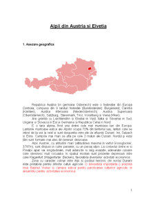 Alpii din Austria și Elveția - Pagina 1