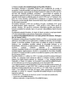 Implimentarea Prevederilor Convenției Privind Diversitatea Biologică în Republica Moldova - Pagina 3
