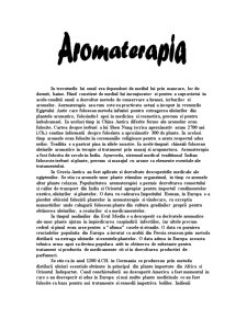 Aromaterapia - Pagina 1