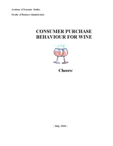Consumer purchase behaviour for wine - Pagina 1