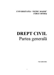 Drept Civil - Pagina 1