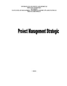 Management strategic - unitate agricolă Călărași - Pagina 1