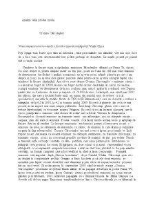 Analiza unui produs media - Cronica Cârcotașilor - Pagina 1