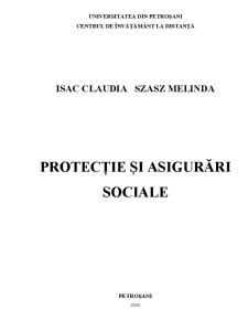 Asigurări și protecție socială - Pagina 1